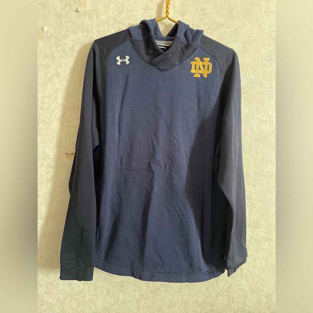 Under Armour women's large blue Notre Dame hoodie